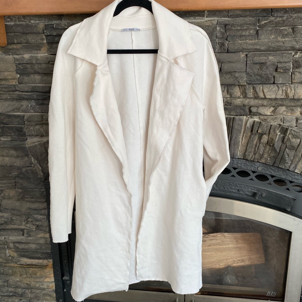 Beautiful White Zara Duster